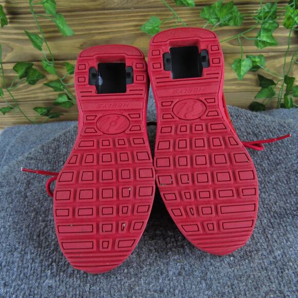 Heelys Sneaker Boys Y‎ 3 Medium Athletic Red Synthetic Lace Up - Picture 6 of 6
